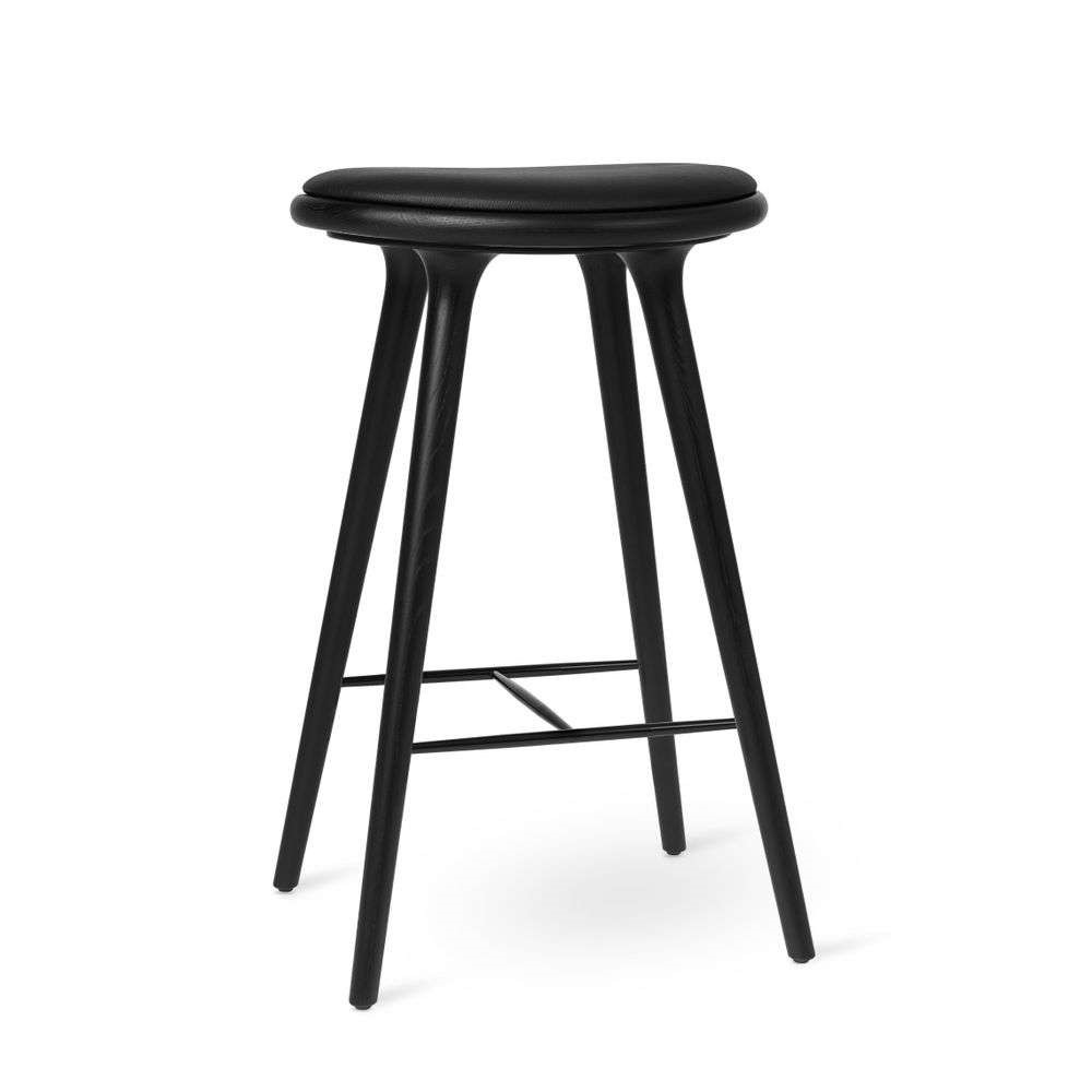 Mater - High Stool H74 Black Stained Oak von Mater