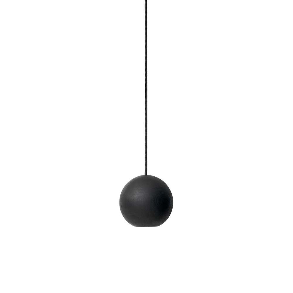 Mater - Liuku Base Pendelleuchte Ball Black von Mater