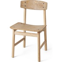 Mater - BM3162 Stuhl, Eiche geseift / light (Coffee Waste Edition) von Mater
