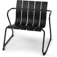 Mater - Ocean Lounge Chair, 72 x 63 cm, schwarz von Mater