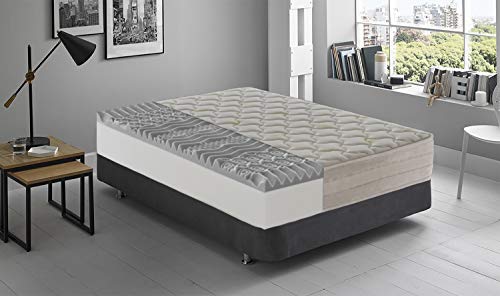 materassiedoghe – Matratze in Memory 10 cm 11 Zonen geteilt MyMemory – anatomisch – antibakteriell – Milben – Schimmel – 100% Made in Italy – elastisch und formstabil – Doppelbett Einzelbett Bett 140x190 von materassi e doghe