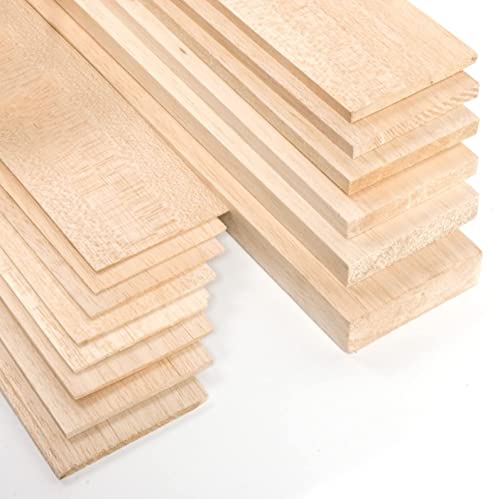 Materia Prima Balsaholz für Bastel- und Kunstprojekte. Leichtes Holzbrett für den Modell- und Flugzeugbau. Leicht zu Balsa Schneidendes Holzbrett. 10 x 100 cm großes Blatt. Dicke 30 mm. Materia Prima Balsaholz für Bastel- und Kunstprojekte. Leichtes Holzbrett für den Modell- und Flugzeugbau. Leicht zu Balsa Schneidendes Holzbrett. 10 x 100 cm großes Blatt. Dicke 30 mm. von Materia Prima