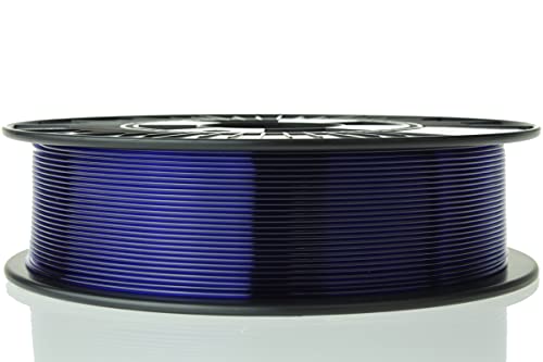 Material4Print - PETG Filament Ø 1,75mm 750g Rolle - Premium-Qualität für 3D Drucker (Transparent Blau) von Material 4 Print
