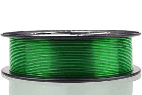 Material4Print - PETG Filament Ø 1,75mm 750g Rolle - Premium-Qualität für 3D Drucker (Transparent Grün) von Material 4 Print