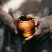 Milchkrug | Teakholz von Material26