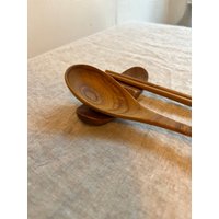 Volles Set Mit Essstäbchen + Ramenlöffel Rest | Handgefertigt Aus Massivem Teak Holz Wiederverwendbar Und Nachhaltig von Material26
