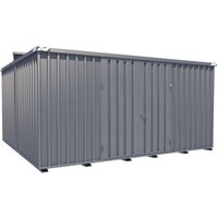 BOS® Materialcontainer, zerlegt, Holzfußboden, verzinkt, HxBxT 2.660 x 4.330 x 5.100 von BOS®