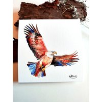 Adler Aquarell Bild | Kunstdruck Von Krafttieren Und Naturmotiven Adler Aquarell Bild | Kunstdruck Von Krafttieren Und Naturmotiven von MatherlandCrafts