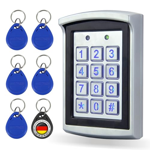 MATHFEL Smart Lock Elektronisches Türschloss für Haustür - Wetterfestes Codeschloss mit RFID, IP66, 2 Relais - Türöffner mit Code, Smartes Türschloss, Automatisches Türschloss MATHFEL Smart Lock Elektronisches Türschloss für Haustür - Wetterfestes Codeschloss mit RFID, IP66, 2 Relais - Türöffner mit Code, Smartes Türschloss, Automatisches Türschloss von Mathfel