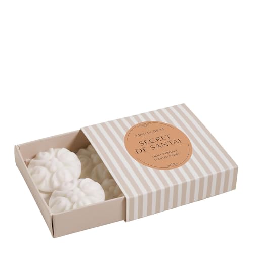 MATHILDE M. Box mit 4 schmelzenden Dekore aus Wachs, Arabesken-Duft – Secret de Sandelholz von Mathilde M.