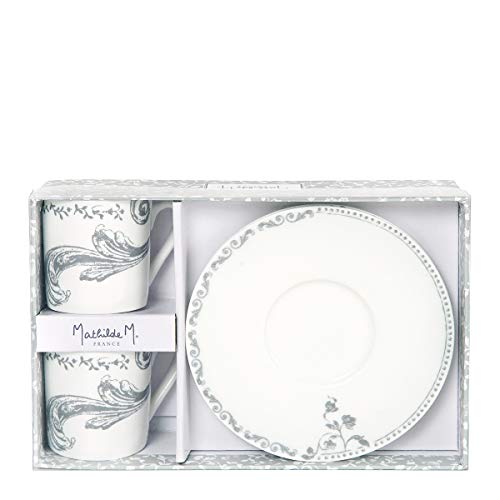 MATHILDE M. - Set mit 2 Kaffeetassen und Untertassen Madame De Polignac von Mathilde M.