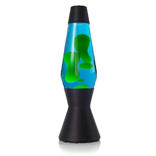 Mathmos Matt Schwarz Astro Lavalampe - Blau/Grün von Mathmos