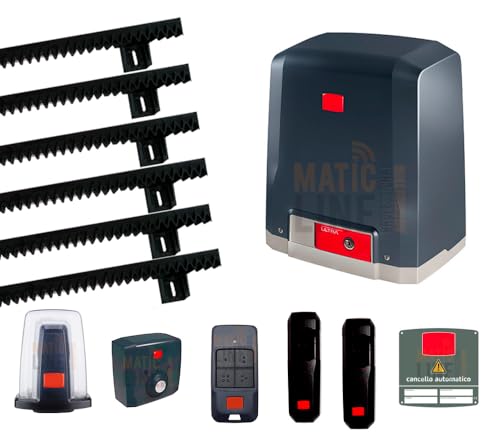 Set Deimos Ultra BT A400 24 V Schiebetor 2611815 400 kg mit 6 m Zahnstange ML05 Set Deimos Ultra BT A400 24 V Schiebetor 2611815 400 kg mit 6 m Zahnstange ML05 von Matic Line