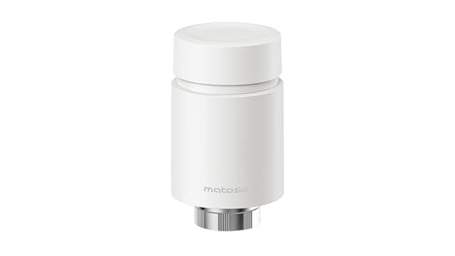 Matosio TRV603-WZ Smart Heizkörperthermostat ZigBee, intelligenter Thermostat, Steuerung über APP (Smart Life/Tuya Smart) oder Sprachsteuerung (Alexa, Google Assistant), erfordert Zigbee Hub von Matosio