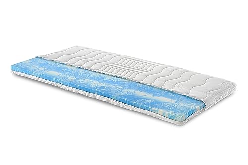 Victoria BodyBest Gel-Topper - Gel-Kern RG 50 - Premiumhöhe 7cm - ÖKO-Tex 100 Zertifiziert - Bezug mit Klimafaser - Optimale Wirbelsäulenausrichtung - Made in Germany Matratzentopper (80x200) von Matraflex