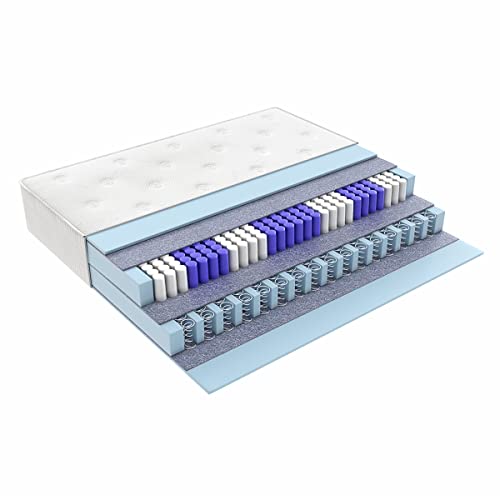 Matratzen Perfekt Boxspringmatratze Terra Med Box², 140 x 200 cm – orthopädische Federkernmatratze mit Doppelfederkern, ideal für Boxspringbetten, Härtegrad H2, Höhe 33 cm von Matratzen Perfekt