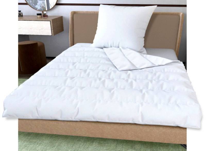 Matratzen Perfekt Baumwollbettdecke Ganzjahres Bettdecke 135x200cm 100% Baumwolle Bett Inlet, anschmiegsam, pflegeleicht von Matratzen Perfekt