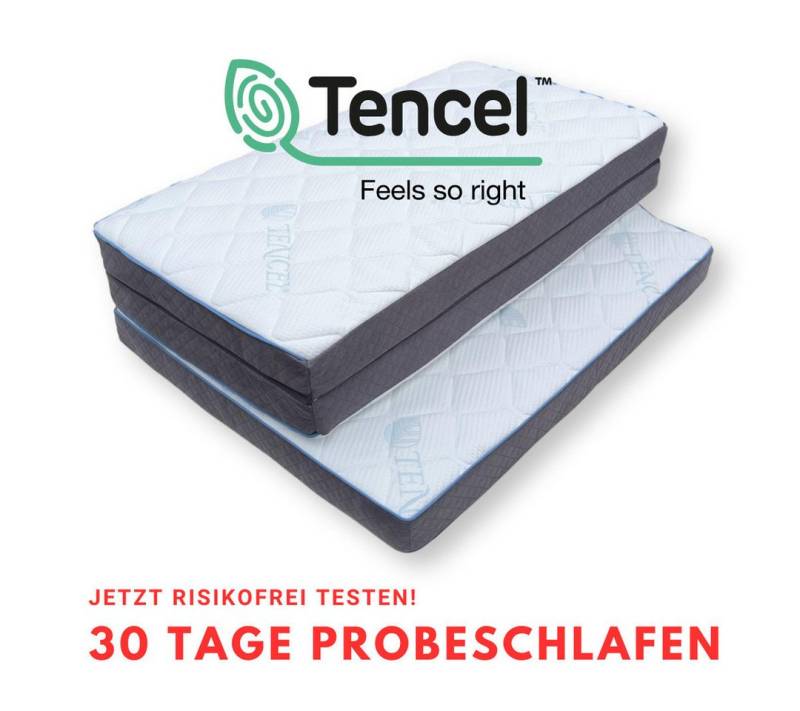 Klappmatratze für Mercedes Benz Marco Polo (V Klasse), MatratzenL.A.B®, 8 cm hoch, (Air System, 8 cm Kaltschaumkern), 8x108x200 cm TENCEL™ Lyocell und Alcantara Polsterstoff von MatratzenL.A.B®