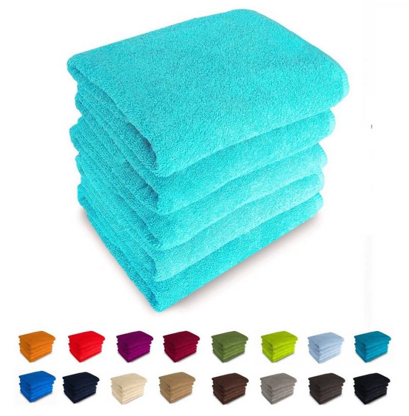 MatratzenL.A.B® Duschtücher 70x140 cm Rimini 500 g/m² Blauer Schwan®, 100% Baumwolle (Duschtücher), Badetücher, Frotee, 23 Farben, mit Aufhänger, einzeln verpackt von MatratzenL.A.B®
