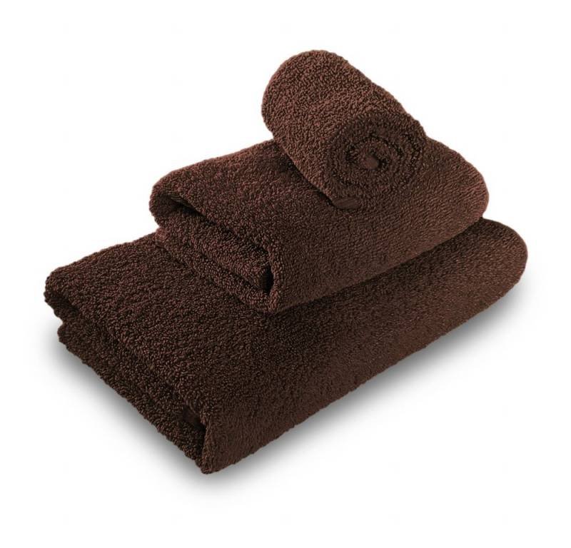 MatratzenL.A.B® Handtuch Set 500 g/m² Blauer Schwan®, 100% Baumwolle (1x Gästetuch + 1x Handtuch + 1x Duschtuch, 3-St), Frottee, mit Aufhänger, einzeln verpackt von MatratzenL.A.B®