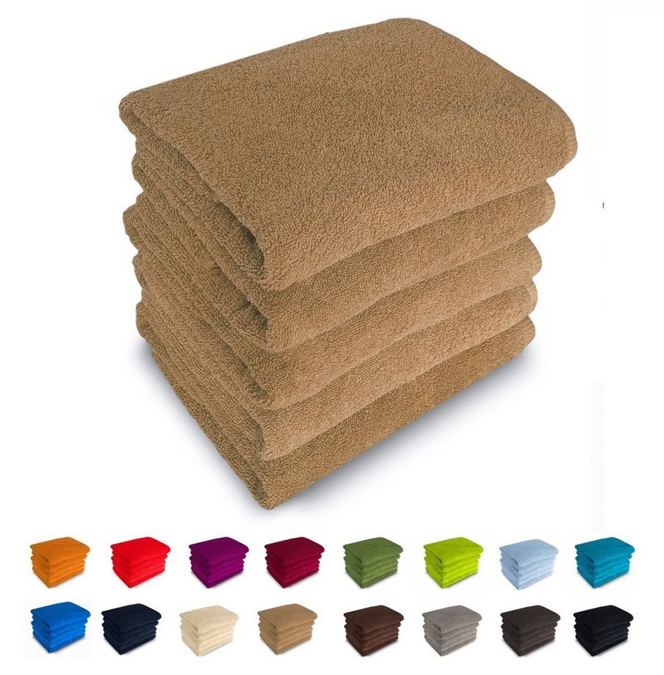 MatratzenL.A.B® Handtücher Rimini 500 g/m², Gästetuch 30x50 cm,Handtuch 50x100 cm,Duschtuch70x140 cm,Badematte von MatratzenL.A.B®