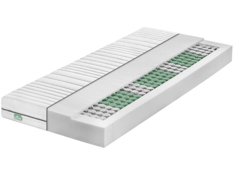 Taschenfederkernmatratze Relax, ergonomische Matratze mit 7-Zonen, Matratzenheld, 18 cm hoch, Federkernmatratze für jede Schlafposition, 80x200cm von Matratzenheld