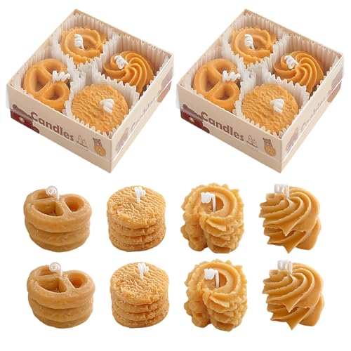 8 Stück Keks Geformte Duftkerzen Set Keks Duft kerze Süße Dekorative Kerze Premium Duftkerze für Bad Yoga zu Hause duftend Dekoration Perfekte Geschenk für Frauen 8 Stück Keks Geformte Duftkerzen Set Keks Duft kerze Süße Dekorative Kerze Premium Duftkerze für Bad Yoga zu Hause duftend Dekoration Perfekte Geschenk für Frauen von Matreeglam