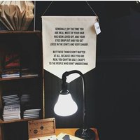 Handgemachtes Samt Kaninchen Banner - Stoff Wand Das Zitat Handgemachte Benutzerdefinierte Wandbehang von MatriarchHandmade