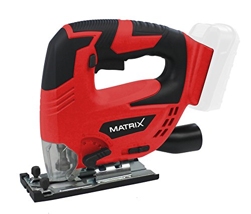 Matrix 511010574 AKJS 20 T X-ONE Akku Stichsäge 20 V, Rot/Schwarz von MATRIX