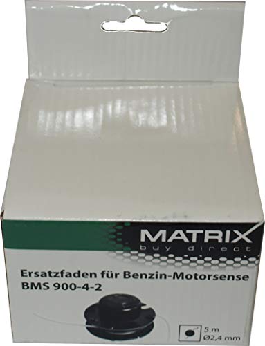Matrix Ersatzteil Fadenspule komplett für Rasentrimmer BMS 900 5m 2,4mm von MATRIX