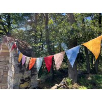 Wimpelkette Bunt - Kinderzimmer Garten Geburtstag von MatschLatz