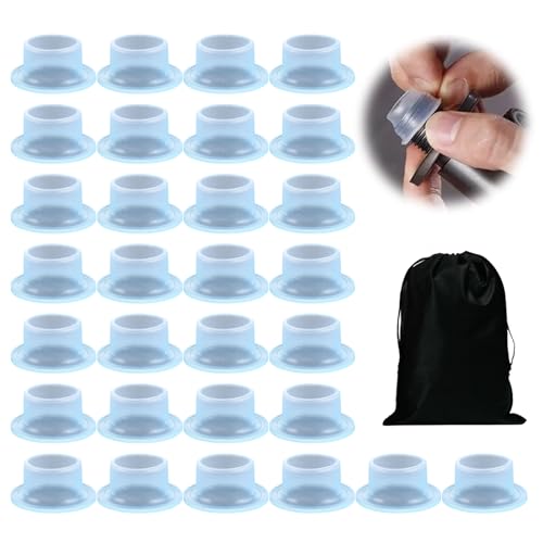 30 Stück Faucet Leak-Proof Sealing Gasket Blau Dichtungsring aus Silikon für Wasserhähne Wasserhahn Dichtung Anwendbar auf Verschiedene Rohrverbindungsstücke von Matsizen