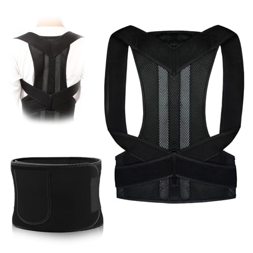 Matsizen 1pcs Schultergurt Haltungskorrektur Posture Corrector Women Gerader RüCken Geradehalter Haltungskorrektur RüCken Herren Haltungskorrektur RüCken Damen RüCken Geradehalter Geradehalter(XL) von Matsizen