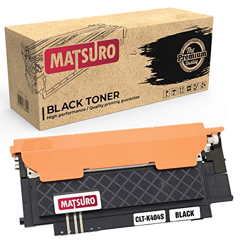 Matsuro Original | Kompatibel Tonerkartusche Ersatz für Samsung CLT-K404S CLT-C404S CLT-M404S CLT-Y404S (1 SCHWARZ) von Matsuro