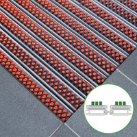 Eingangsmatte ALUFLOW - Bürsten-Einsatz für Außenbereich - 3 Stärken - Zone 1 Eingangsmatte ALUFLOW - Bürsten-Einsatz für Außenbereich - 3 Stärken - Zone 1 von Mattenlager