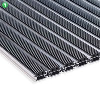 Eingangsmatte ALUFLOW - Gummi-Einlage für Außenbereich - 3 Stärken - Zone 1 von Mattenlager