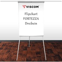 Flipchart Whiteboard FORTEZZA PRO | Mit Seitenarmen | Magnethaftend | Bis zu 184cm größenverstellbar von Mattenlager