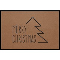 Fußmatte HOME STYLE - Design "Merry Christmas" von Mattenlager