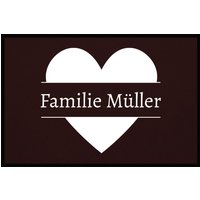 Fußmatte HOME STYLE - "Family Heart" - personalisierbar Fußmatte HOME STYLE - "Family Heart" - personalisierbar von Mattenlager