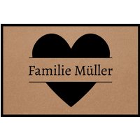 Fußmatte HOME STYLE - "Family Heart" - personalisierbar Fußmatte HOME STYLE - "Family Heart" - personalisierbar von Mattenlager