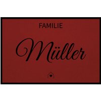 Fußmatte HOME STYLE - "Family House" - personalisierbar von Mattenlager