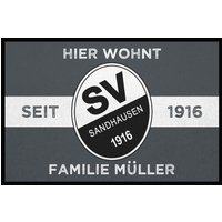 Fußmatte SVS-FANMATTE - Design "Hier wohnt Familie XY" - personalisierbar Fußmatte SVS-FANMATTE - Design "Hier wohnt Familie XY" - personalisierbar von Mattenlager
