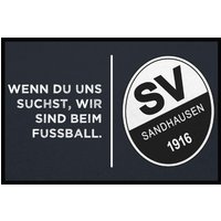 Fußmatte SVS-FANMATTE - Design "Wir sind beim Fußball" von Mattenlager