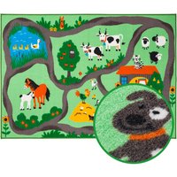 Spielteppich MY LITTLE FARM - Straßenteppich mit Bauernhof Spielteppich MY LITTLE FARM - Straßenteppich mit Bauernhof von Mattenlager