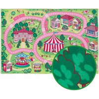 Spielteppich MY LITTLE TOWN - Straßenteppich mit kleiner Stadt von Mattenlager