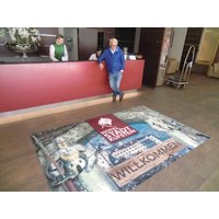 Personalisierte Matte Mit Logo, Firmen-Fußmatte, Logo-Matte, Personalisieren Teppich Logo. Wir Drucken Individuell Ihre Auf Maß von Mattenwelt