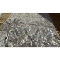2 Vintage Kerzenständer Kerzenhalter Glas Rosenthal Studio Line, Design Hertha Bengtson 70Er Jahre von MattieStone