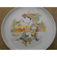 Kleiner Vintage Wandteller, Sammelteller Björn Wiinblad Rosenthal Teller Deko von MattieStone