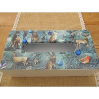 Pro Natur Kosmetiktücherbox, Tücherbox, Bambus Weiß "Winterwald" Tücherbox Bambusbox Badezimmer Mosaik Decoupage Pro Natur Kosmetiktücherbox, Tücherbox, Bambus Weiß "Winterwald" Tücherbox Bambusbox Badezimmer Mosaik Decoupage von MattieStone