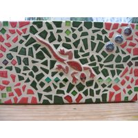 Pro Natur Teebox/Utensilo Box Bambus Mosaik "Lizzie Lizard" Eidechse Aufbewahrungs Box Pro Natur Teebox/Utensilo Box Bambus Mosaik "Lizzie Lizard" Eidechse Aufbewahrungs Box von MattieStone